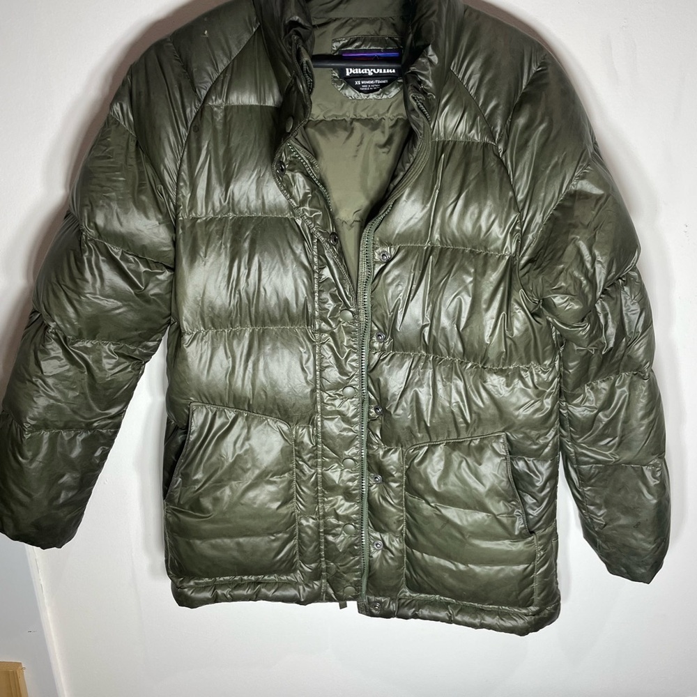 Patagonia Green Puffer Jacket